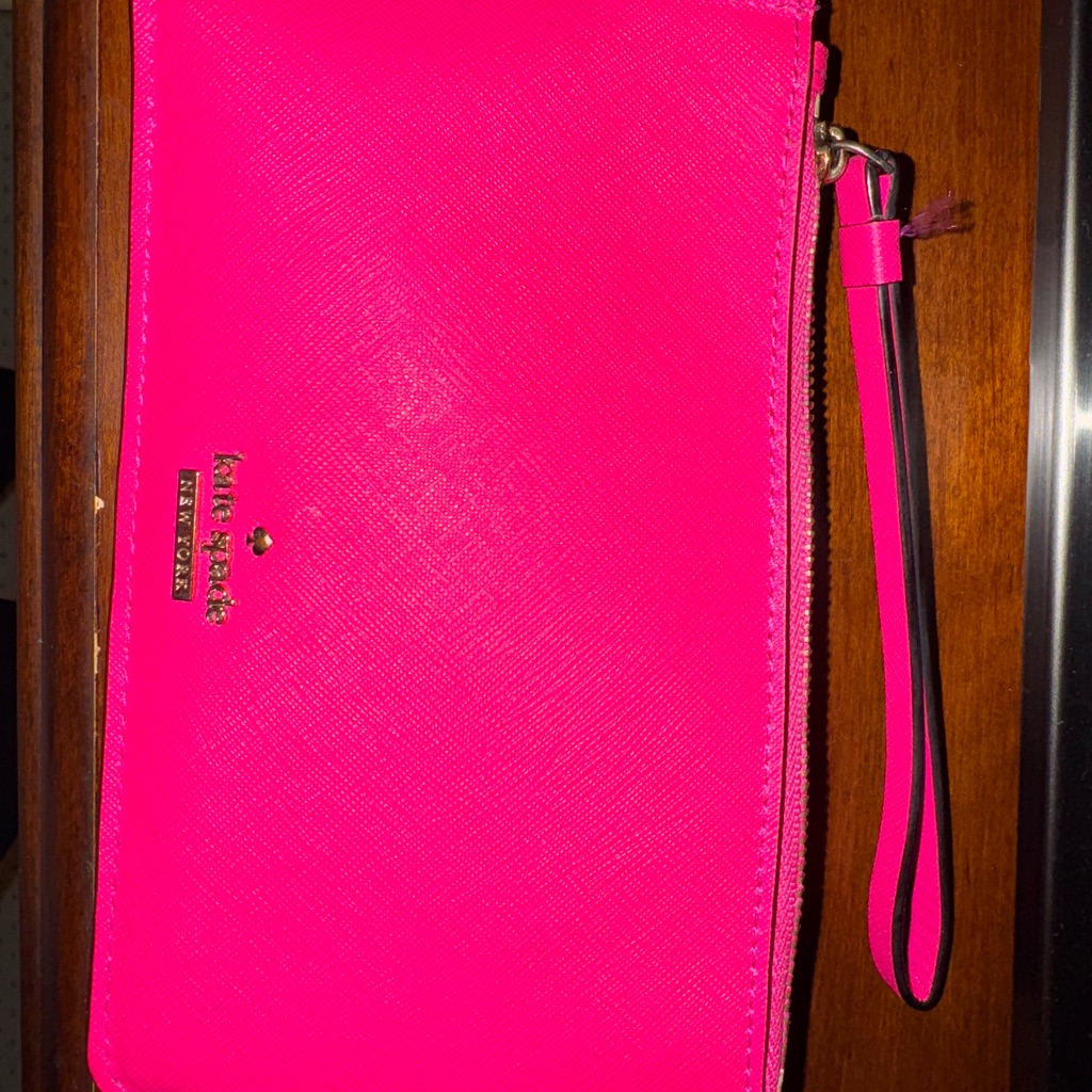 Kate Spade Pink Wristlet Clutch